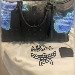 MCM Ottomar Weekender Bag in Visetos